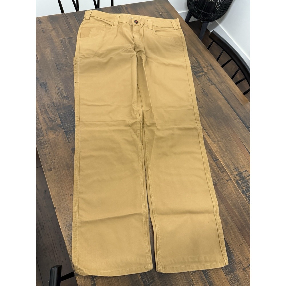 NWT Khaki 40x34, Milwaukee Heavy Duty Flex Work Pants, 701K-4034, Regular Fit